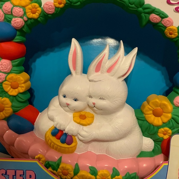 RARE find! Vintage Empire Easter Bunny Wreath🐇still in box! - Picture 2 of 7
